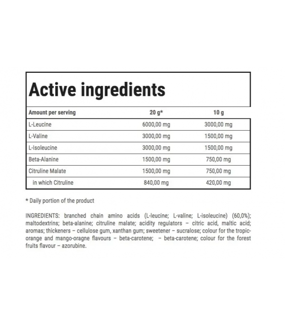 بی سی ای ای های اسپید گلد ترک نوتریشن | bcaa high speed goldcore trecnutrition